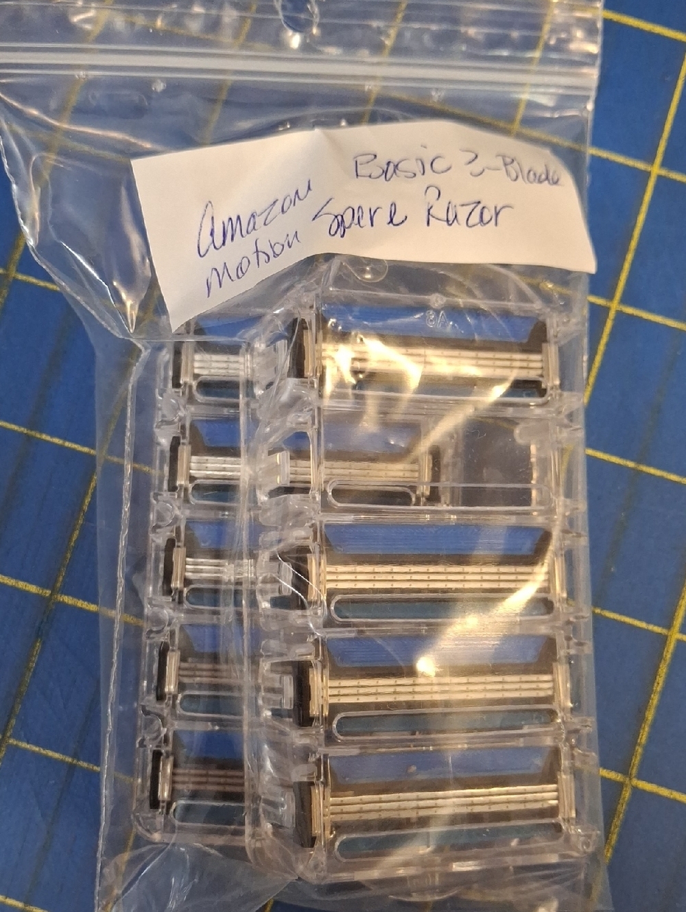 Amazon Basic 3 Blade Refills New Qty 9